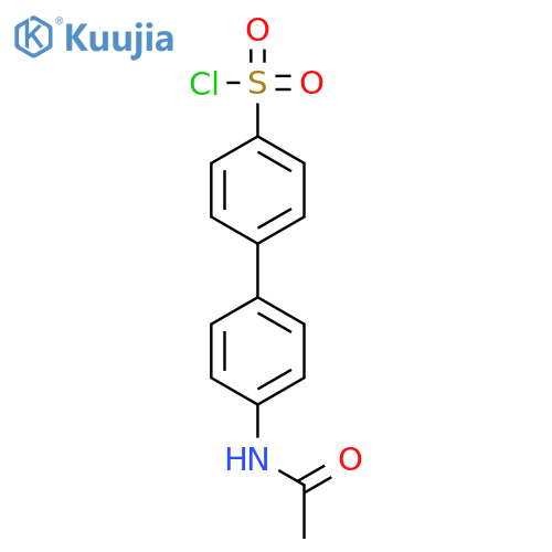 4-(4-Acetamidophenyl)benzene-1-sulfonyl Chloride structure