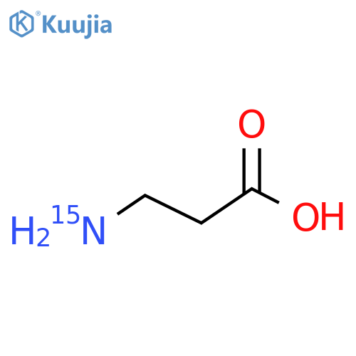 3-AMINOPROPIONIC ACID-15N structure