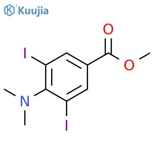 methyl 4-(dimethylamino)-3,5-diiodobenzoate structure