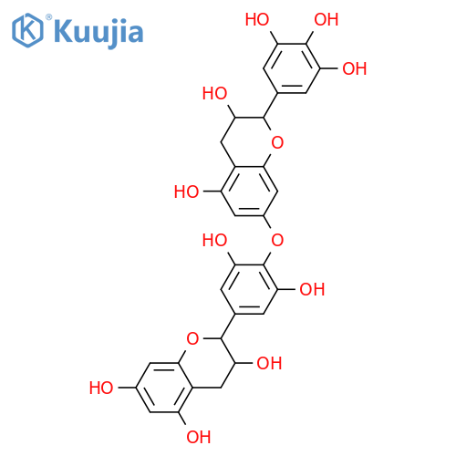 3,3',4',5,5',7-Hexahydroxyflavan-(7-O-4')-3,3',5,5',7-pentahydroxyflavan; (2R,2'R,3R,3'S)-form structure