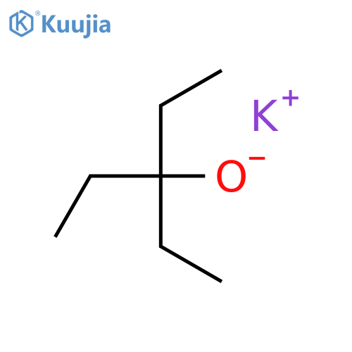 3-Pentanol, 3-ethyl-, potassium salt structure