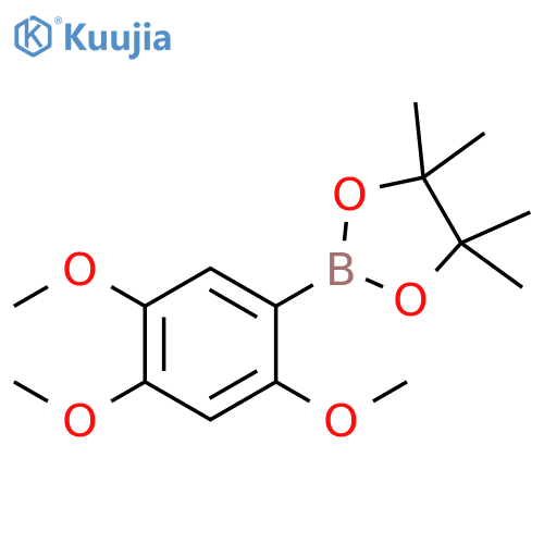 4,4,5,5-Tetramethyl-2-(2,4,5-trimethoxyphenyl)-1,3,2-dioxaborolane structure
