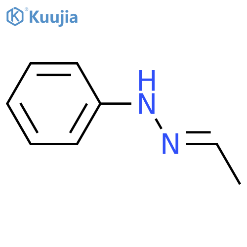 Acetaldehyde, phenylhydrazone, (1E)- structure