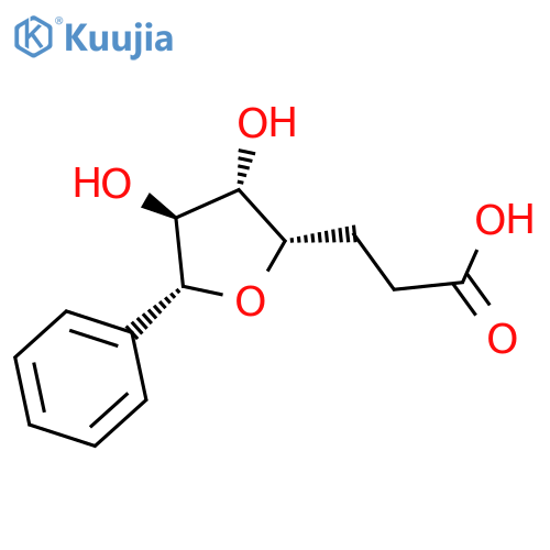 D-xylo-Heptonic acid, 4,7-anhydro-2,3-dideoxy-7-C-phenyl-, (7R)- structure