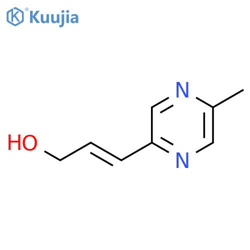 3-(5-methylpyrazin-2-yl)prop-2-en-1-ol structure