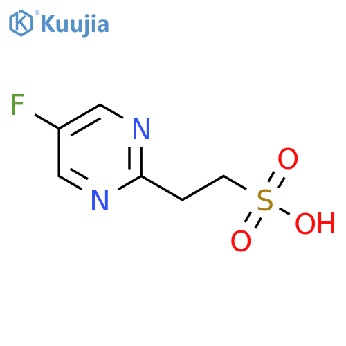 2-(5-Fluoropyrimidin-2-yl)ethanesulfonic acid structure