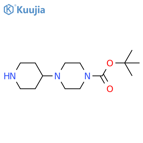 tert-butyl 4-(4-piperidyl)piperazine-1-carboxylate structure