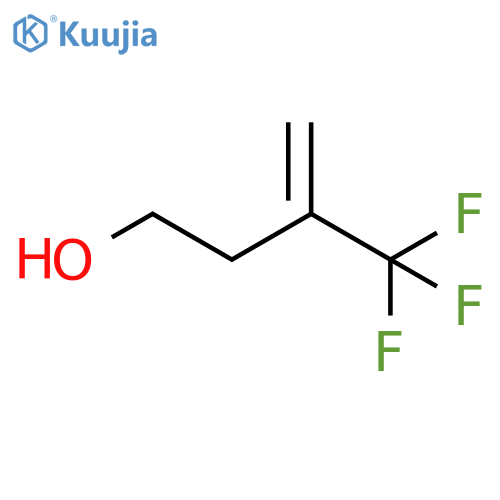 3-(trifluoromethyl)but-3-en-1-ol structure