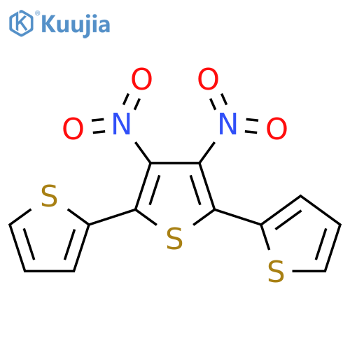 3,4-dinitro-2,5-dithiophen-2-ylthiophene structure