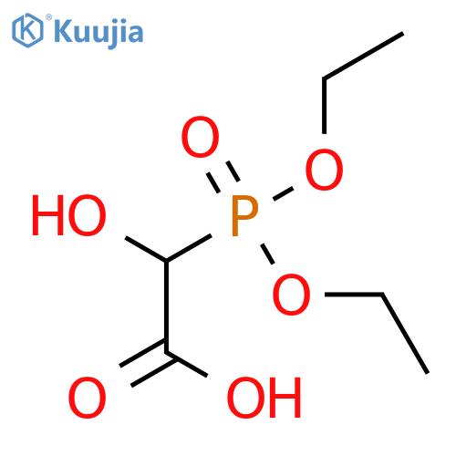 Acetic acid, (diethoxyphosphinyl)hydroxy- structure