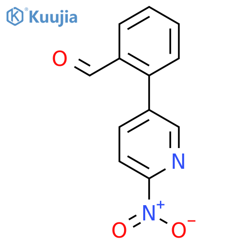 2-(6-Nitropyridin-3-yl)benzaldehyde structure