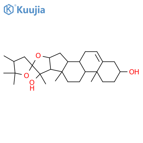 22,25-Epoxy-24-methylfurost-5-ene-3,20-diol; (3β,20β,22S,24S)-form structure