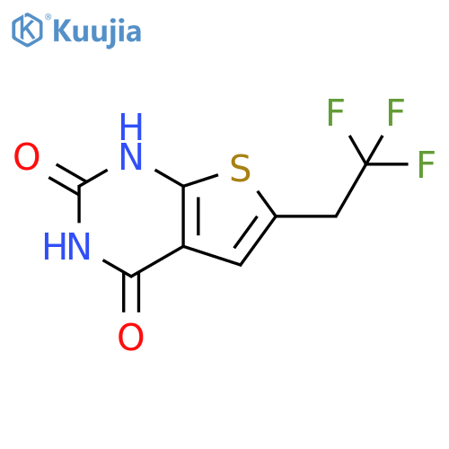 6-(2,2,2-Trifluoroethyl)thieno[2,3-d]pyrimidine-2,4-diol structure