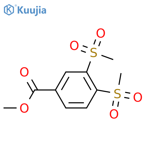 Methyl 3,4-dimethanesulfonylbenzoate structure