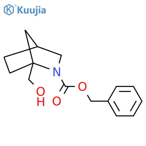 benzyl 1-(hydroxymethyl)-2-azabicyclo[2.2.1]heptane-2-carboxylate structure