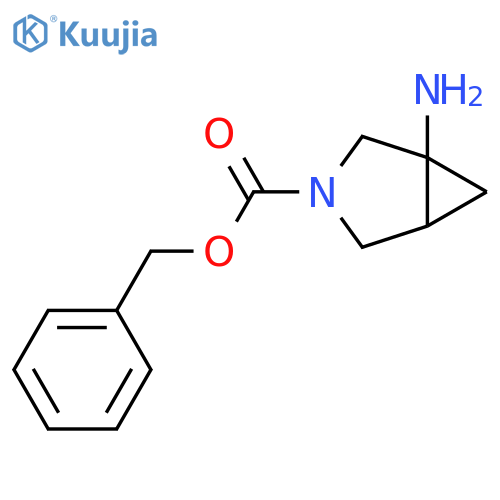 Benzyl 1-amino-3-azabicyclo[3.1.0]hexane-3-carboxylate structure