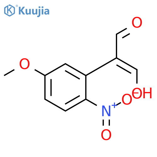 2-(5-methoxy-2-nitrophenyl)malondialdehyde monohydrate structure