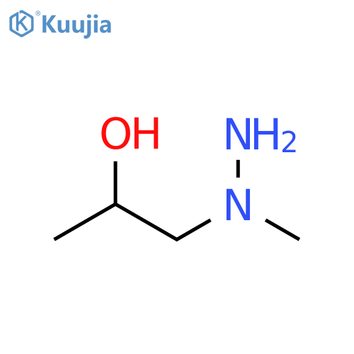 1-(1-methylhydrazin-1-yl)propan-2-ol structure