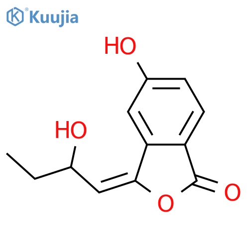 3-Butylidene-1(3H)-isobenzofuranone; (Z)-form, 5,9ξ-Dihydroxy structure