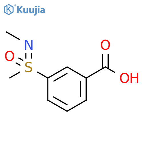 3-methyl(methylimino)oxo-lambda6-sulfanylbenzoic acid structure