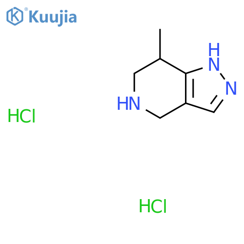 7-methyl-2H,4H,5H,6H,7H-pyrazolo4,3-cpyridine dihydrochloride structure