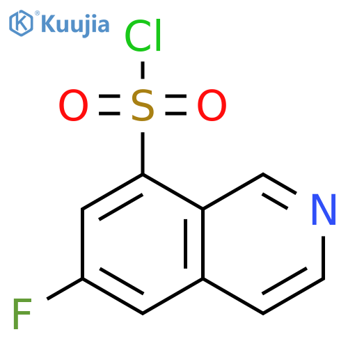 6-fluoroisoquinoline-8-sulfonyl chloride structure