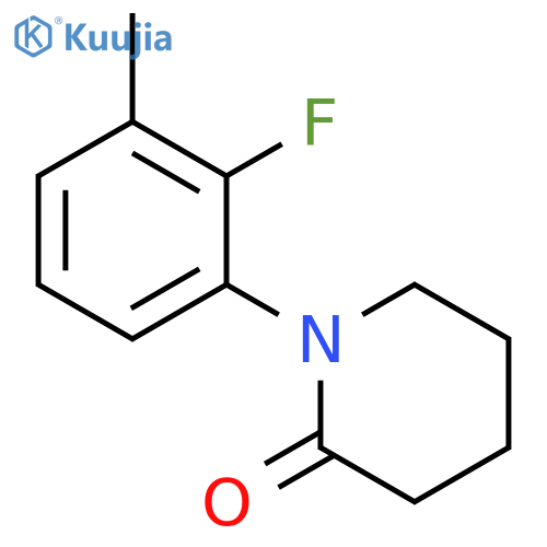 1-(2-fluoro-3-methylphenyl)piperidin-2-one structure