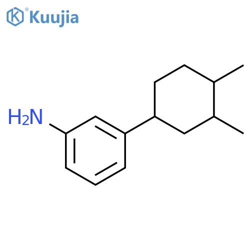 3-(3,4-dimethylcyclohexyl)aniline structure