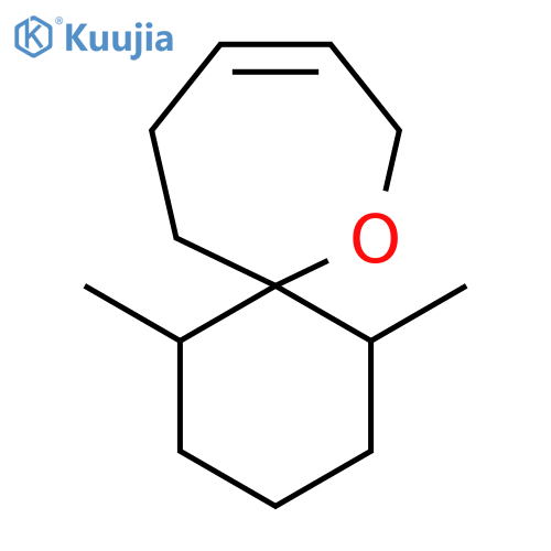 1,5-dimethyl-7-oxaspiro5.6dodec-9-ene structure