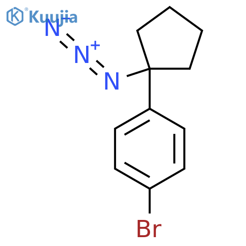 1-(1-Azidocyclopentyl)-4-bromobenzene structure