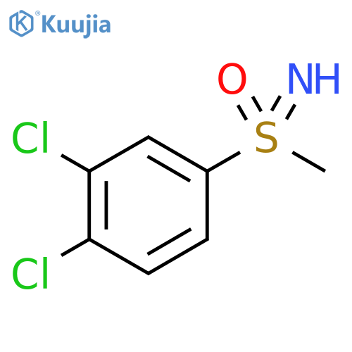 (3,4-dichlorophenyl)(imino)methyl-lambda6-sulfanone structure