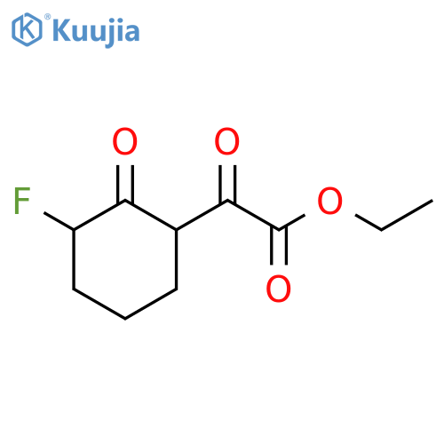 ethyl 2-(3-fluoro-2-oxocyclohexyl)-2-oxoacetate structure