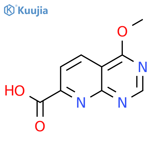 Pyrido[2,3-d]pyrimidine-7-carboxylic acid, 4-methoxy- structure