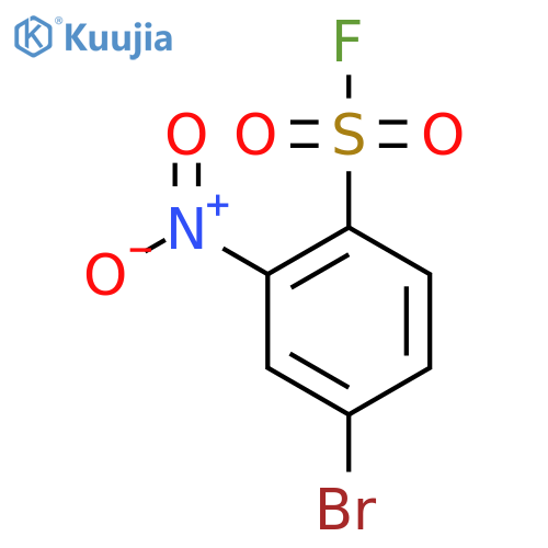 4-Bromo-2-nitrobenzene-1-sulfonyl fluoride structure
