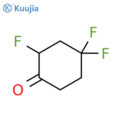 2,4,4-trifluorocyclohexan-1-one structure