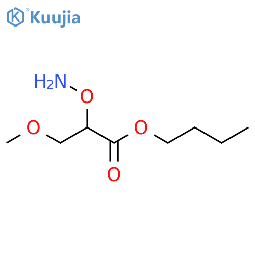 butyl 2-(aminooxy)-3-methoxypropanoate structure