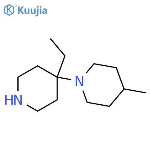 4-ethyl-4-(4-methylpiperidin-1-yl)piperidine structure