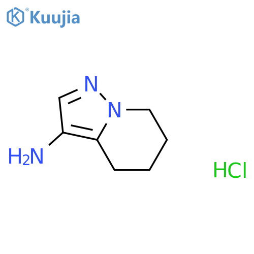 4,5,6,7-Tetrahydropyrazolo1,5-Apyridin-3-amine Hydrochloride structure