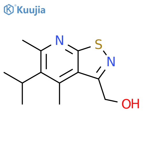 Isothiazolo[5,4-b]pyridine-3-methanol, 4,6-dimethyl-5-(1-methylethyl)- structure
