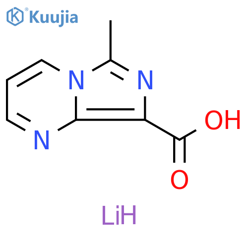 lithium(1+) ion 6-methylimidazo1,5-apyrimidine-8-carboxylate structure