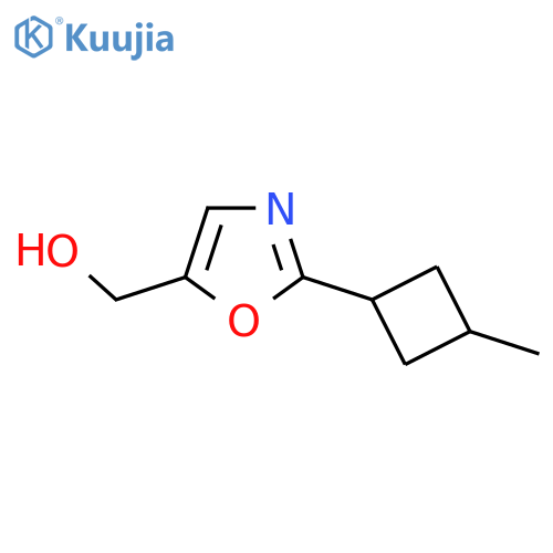 2-(3-methylcyclobutyl)-1,3-oxazol-5-ylmethanol structure