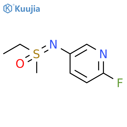 3-Pyridinamine, N-(ethylmethyloxido-λ4-sulfanylidene)-6-fluoro- structure