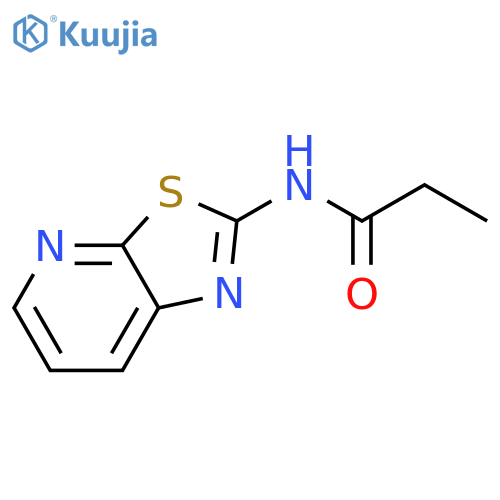 N-{1,3thiazolo5,4-bpyridin-2-yl}propanamide structure