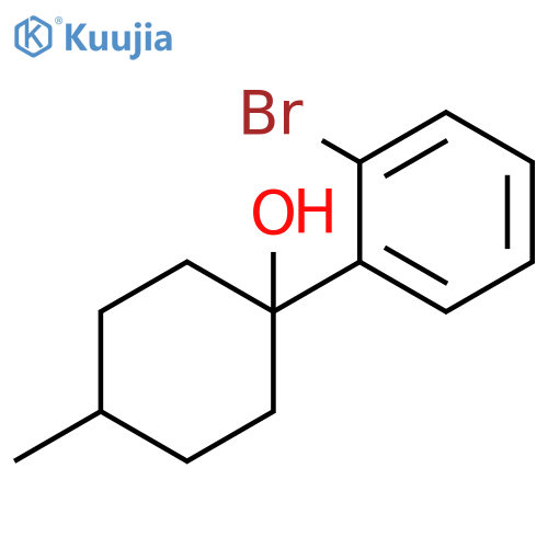 Cyclohexanol, 1-(2-bromophenyl)-4-methyl- structure