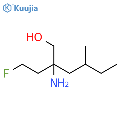 2-amino-2-(2-fluoroethyl)-4-methylhexan-1-ol structure