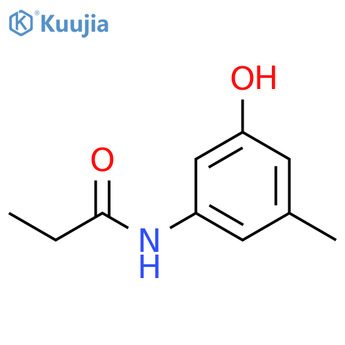 N-(3-Hydroxy-5-methylphenyl)propanamide structure