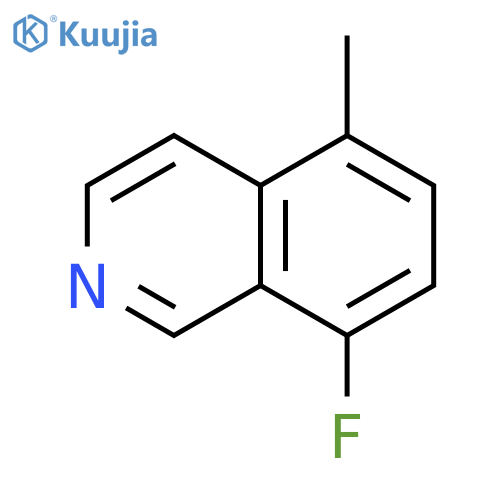 8-fluoro-5-methylisoquinoline structure