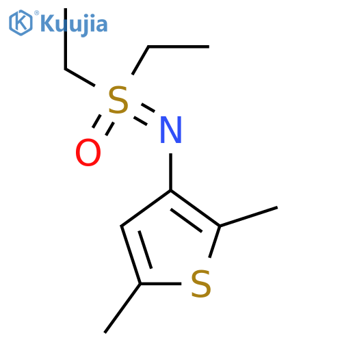 (2,5-dimethylthiophen-3-yl)iminodiethyl-lambda6-sulfanone structure