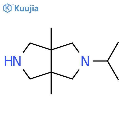 3a,6a-dimethyl-2-(propan-2-yl)-octahydropyrrolo3,4-cpyrrole structure