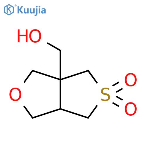 3a-(hydroxymethyl)-hexahydro-5lambda6-thieno3,4-cfuran-5,5-dione structure